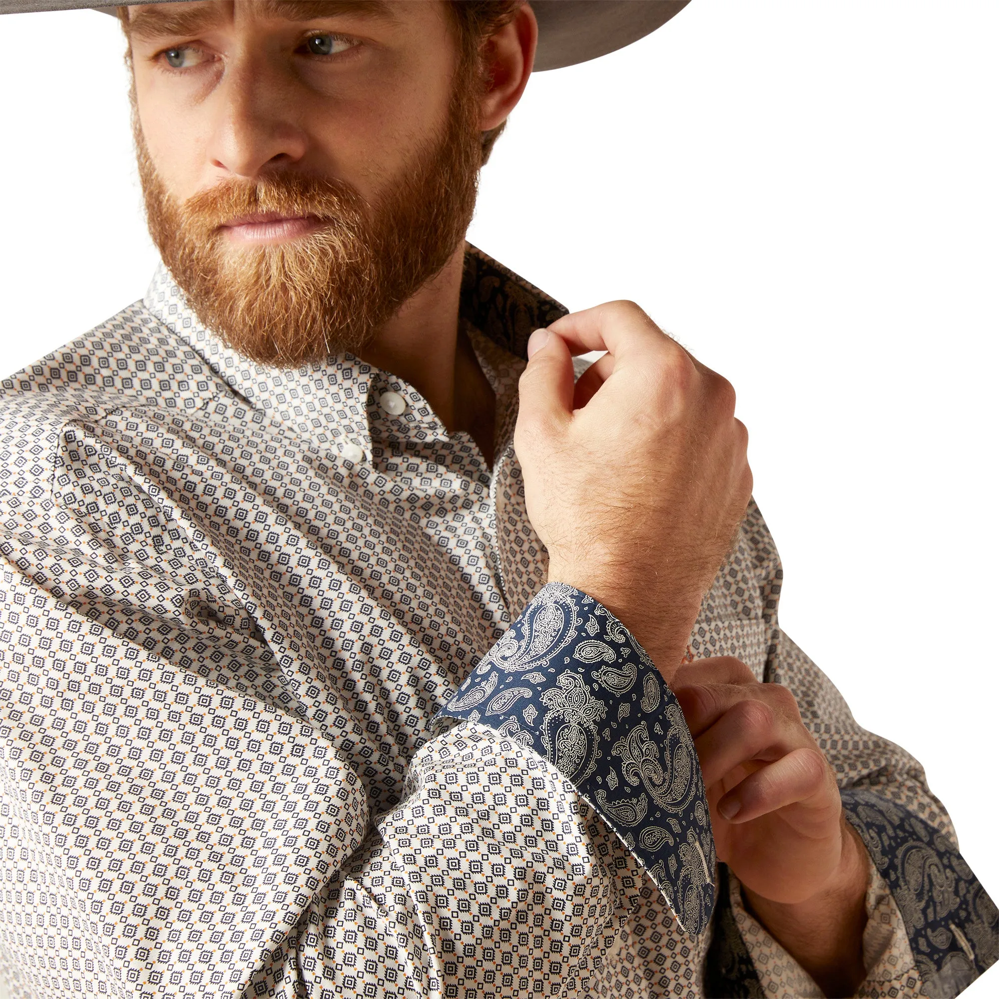 Wrinkle Free Kingsley Classic Fit Western Shirt