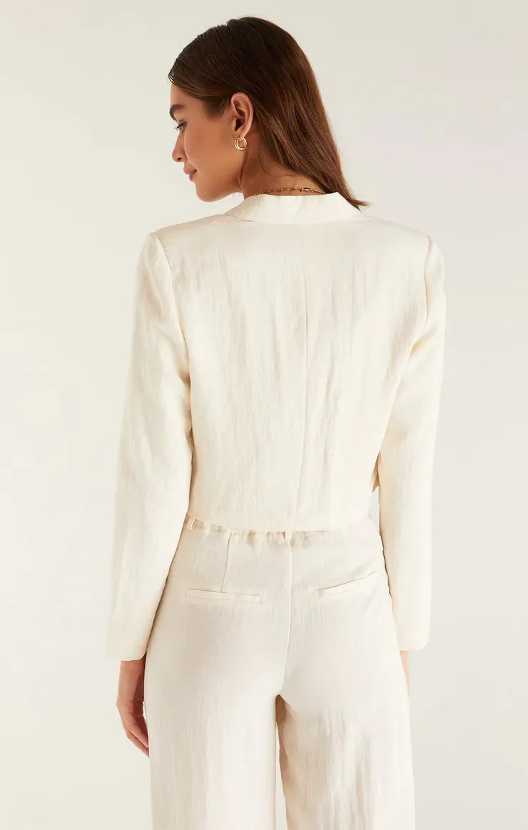 ZSU DANA AIRY CROPPED BLAZER